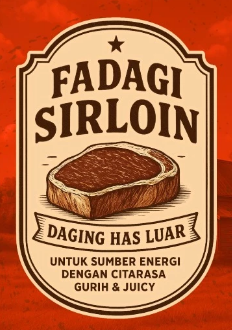 Daging Sapi SIRLOIN 200 Gr