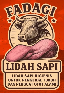 Lidah Sapi 1000 gr & 250 Gr