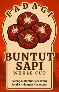Buntut Sapi Whole Cut 500 gr