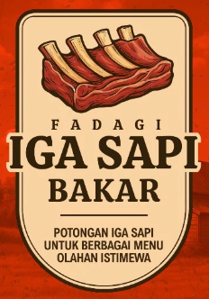 Iga Sapi Bakar 500 gr